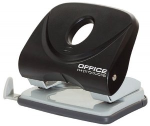Dziurkacz dziurkuje do 30 kartek, plastik, czarny, Office Products