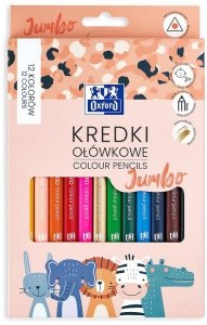 Kredki ołówkowe 12-kol. Kids Jumbo, Oxford