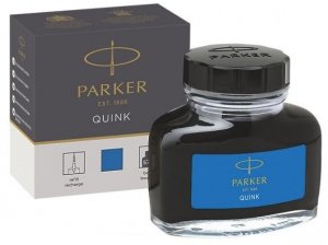 Atrament niebieski zmywalny 57ml 351573, Parker