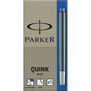 Naboje atramentowe niebieskie 5 szt. 347780, Parker