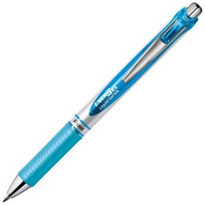 Pióro kulkowe EnerGel automat. 0.7 mm BL77-S błękitny, Pentel