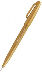 Pisak pędzelkowy Y ciemnożółty, Pentel