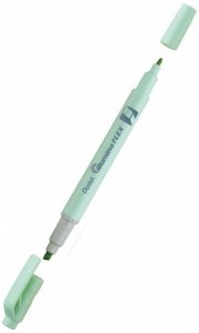 Zakreślacz dwustronny iIlumina jasny zielony SLW11P-KE, Pentel