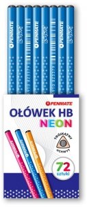 Ołówek trójkątny neonowy, Penmate