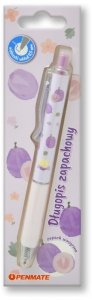 Długopis żelowy zapachowy wkład niebieski 0,5 mm, zapach winogrona, Penmate