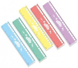 Linijka 20 cm różne kolory Pastel Colorino Kids, Patio