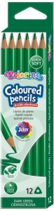 Kredka ołówkowa trójkątna ciemno zielona Kids Colorino, Patio