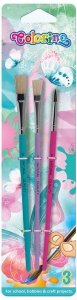 Pędzelki szkolne 3 sztuki Dreams blister CoolPack Colorino, Patio