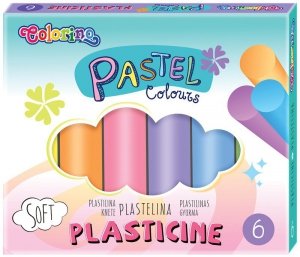 Plastelina 6-kol. Pastel Colorino Kids, Patio