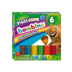 Plastelina 6-kol. Bambino, St.Majewski