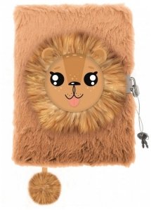 Pamiętnik z kłódką 3D włochacz A5 96 k. My Little Friend Lion, St.Majewski