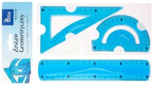 Komplet geometryczny 20 cm elastyczny nieb, BL010-NK, Tetis