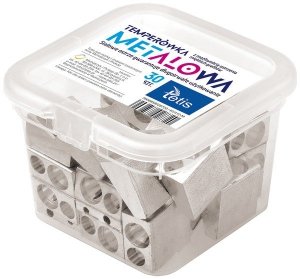 Temperówka podwójna metalowa, Tetis