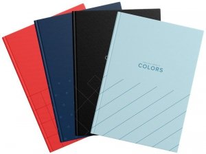 Brulion A5 96k 70g kratka Colors mix, Top-2000