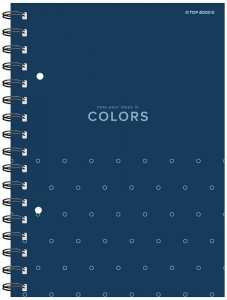 Kołonotes A5 100k 70g kratka nieb. Colors, TOP 2000