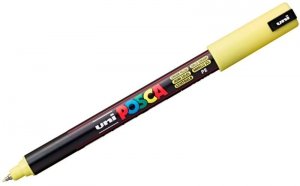 Marker pigmentowy Posca PC-1MR pastelowy żółty (Sunshine Yellow) P2, UNI