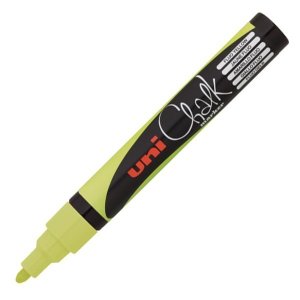Marker kredowy Chalk żółty PWE-5M, Uni
