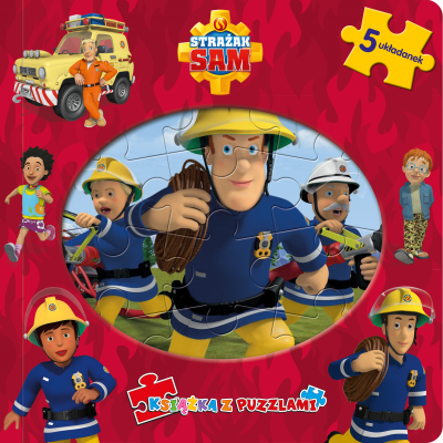 Strażak Sam. Książka z puzzlami