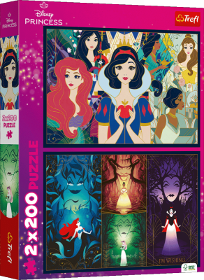 Puzzle 2x200 Czarujące księżniczki Disney Princess 13317