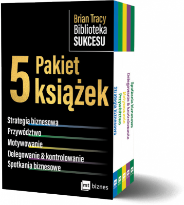 Pakiet Brian Tracy Biblioteka Sukcesu.  Strategia biznesowa / Przywództwo / Motywowanie / Delegowanie&Kontrolowanie / Spotkania 
