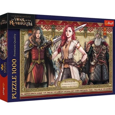 Puzzle 1000 Władca Pierścieni Wojna Rohirrimów" Warner The Lord of the Rings 10937