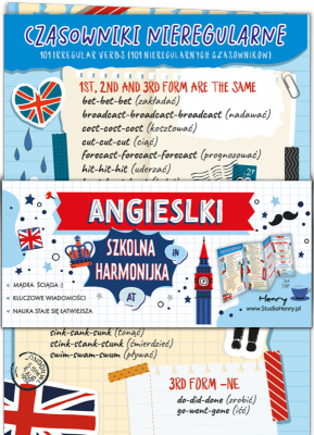Ściąga Harmonjka Angielski czasowniki