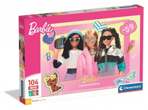 Puzzle 104 Maxi Super kolor Barbie 25015