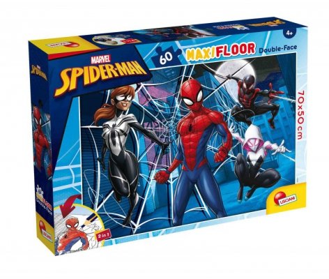 Lisciani Puzzle 60 Marvel Maxi Floor Spiderman 304-99757