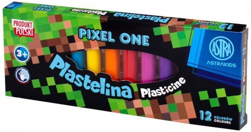 Plastelina szkolna 12-kol. Pixel One, Astra