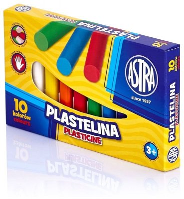 Plastelina 10-kol. Astra