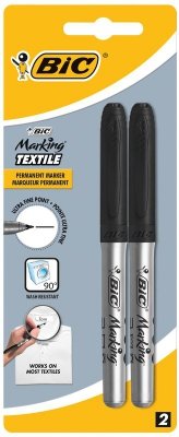 Marker do tkanin Marking czarny 2szt., BiC