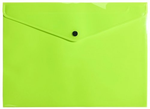 Teczka kopertowa A4 PP neon żółty, Biurfol