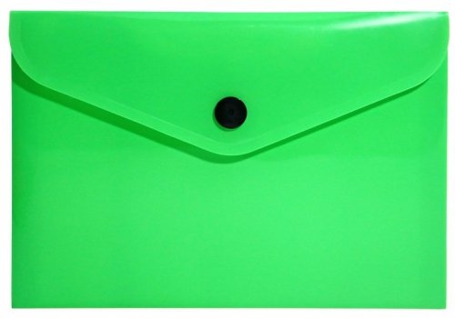 Teczka kopertowa A6 PP neon zielony, Biurfol
