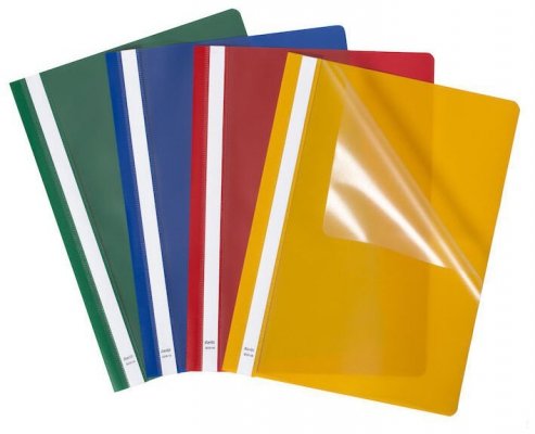 Skoroszyt plastikowy A4 PP biały 320516, Bantex