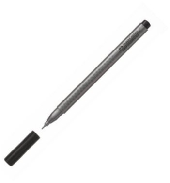 Cienkopis Grip czarny Faber Castell