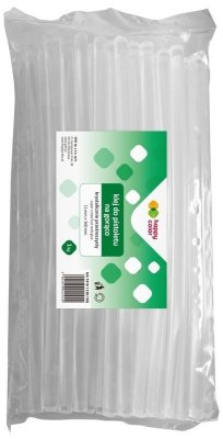 Klej do pistoletu na gorąco krystalicznie przezroczysty śr 11 x 300 mm 1kg., 538009, Happy Color