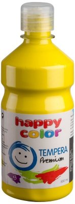 Farba tempera Premium 500ml żółta nr.1, Happy Color