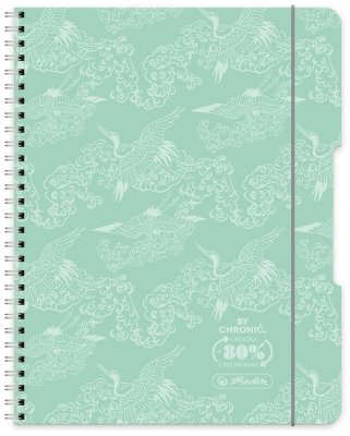 Brulion na spirali  B5 80k. Eco PP pastel mięta, Herlitz