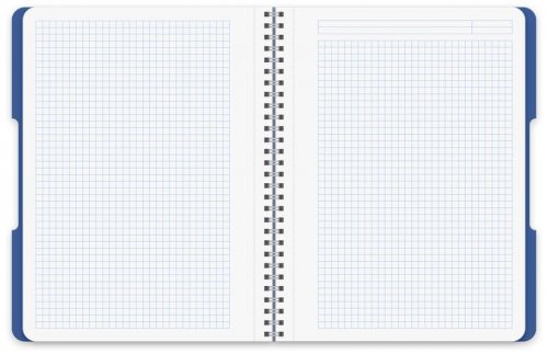 Brulion na spirali  B5 80k. Eco PP ocean granat, Herlitz