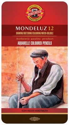 Kredki akwarelowe 12-kol. Mondeluz metalowe op. 3722, Koh-I-Noor