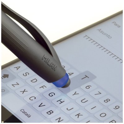Długopis P1 Touch Stylus niebieski do ekranów dotykowych, Milan