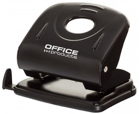 Dziurkacz dziurkuje do 30 kartek, metal, czarny, Office Products
