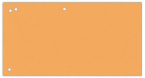 Przekładki karton, 1/3 A4, 240x105mm, 100szt, pomarańczowe, Office Products