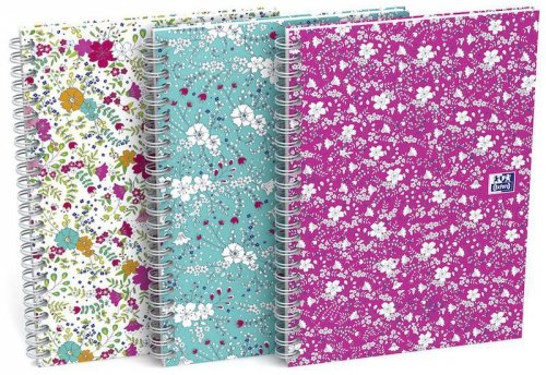 Kołonotes B5 60k. kratka Floral 400094955, Oxford