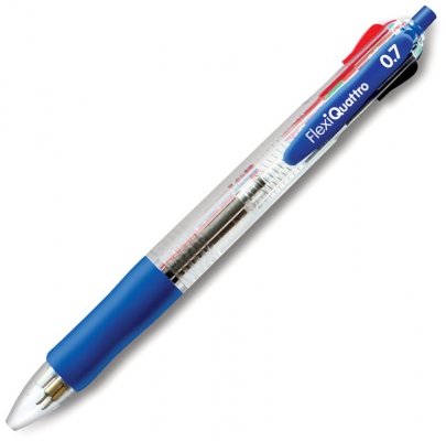 Długopis Flexi Quattro 4-kolorowy 0,7mm (czarny, czerwony, niebieski, zielony), Penmate