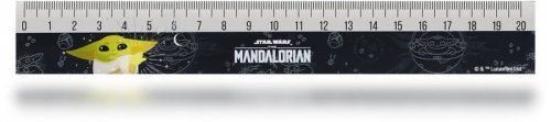 Linijka 20 cm Disney Fashion Mandalorian 3 wzory, Patio