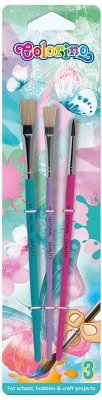 Pędzelki szkolne 3 sztuki Dreams blister CoolPack Colorino, Patio