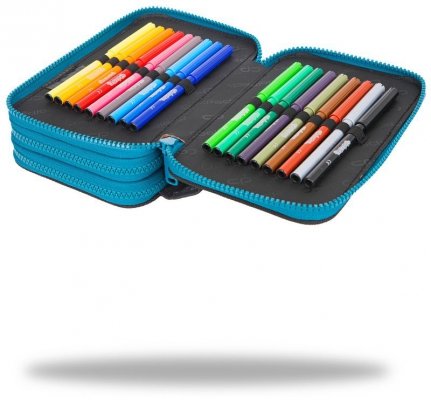 Piórnik potrójny z wyposażeniem Jumper 3 Fossil CoolPack, Patio