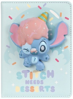 Notes B6 100 k. Squishy 3D Disney Fashion Stitch wzór 2, Patio