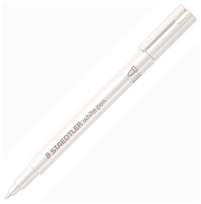 Marker metaliczny okrągła końcówka M biały, Staedtler
